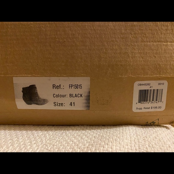 New!!! Sz 10 ~Free People Black Leather Booties - Picture 8 of 8